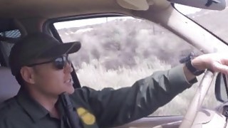 Sneaky bitch tries to get over the border illegally